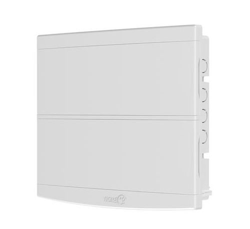 Quadro PVC Disjuntor Embutir sem Barramento para 32 Disj Slim Branco