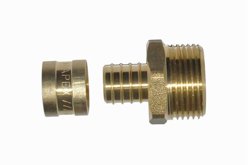 Conector Macho Fixo Metálico Pex 16mm x 1/2" Astra