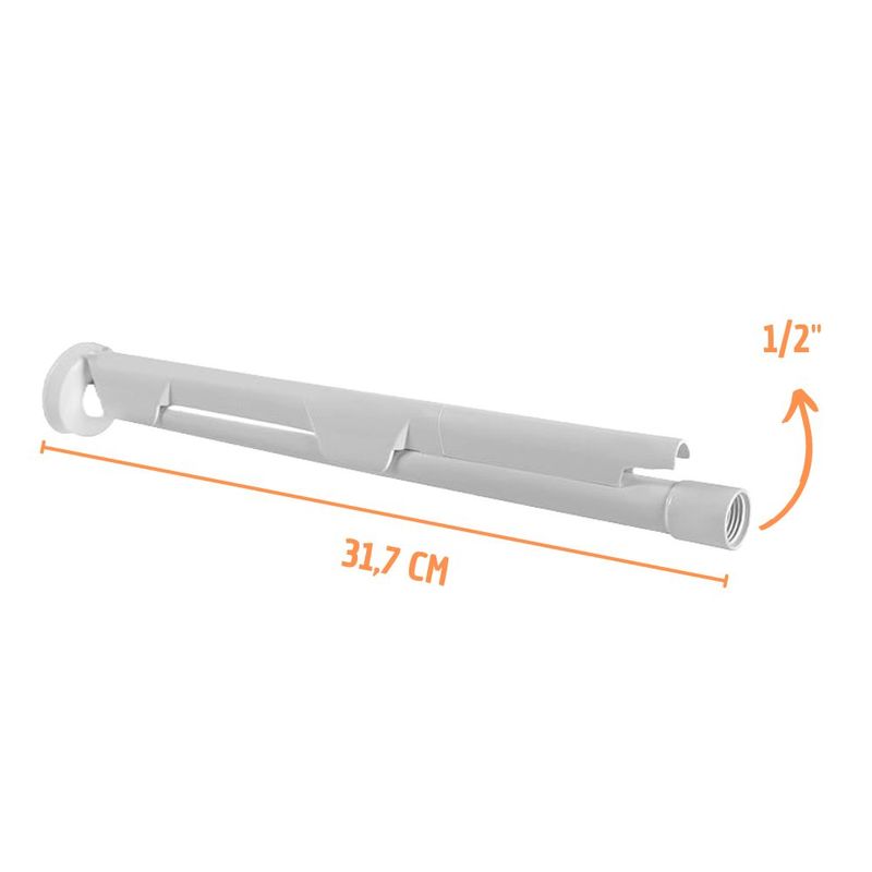 Cano-para-Chuveiro-com-Canopla-e-Luva-Branco-40cm-1-2--Astra