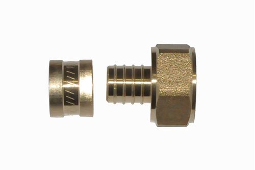 Conector Fêmea Fixo Metálico Pex 20mm x 3/4" Astra