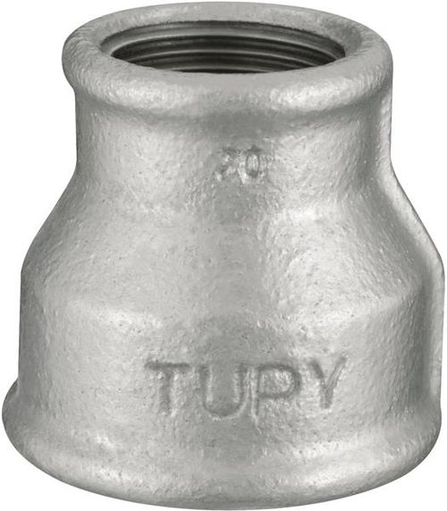 Luva de Redução Galvanizada BSP 3/4 x 1/2" Tupy