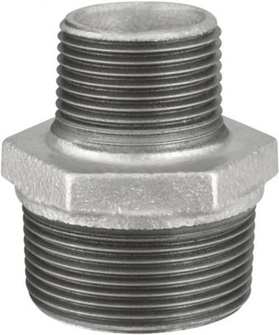 Niple de Redução Galvanizado BSP 1 x 3/4" Tupy