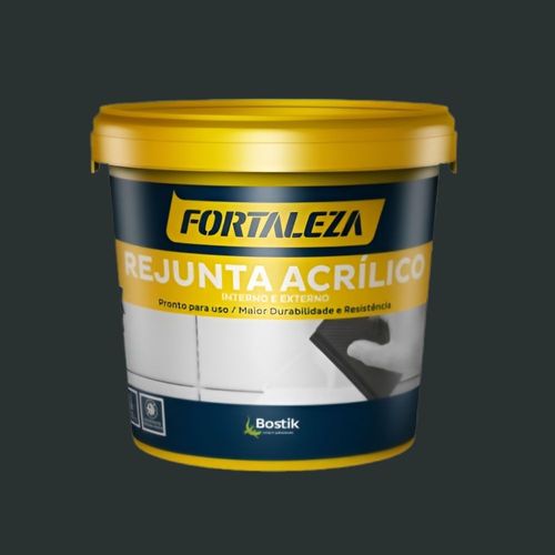 Rejunte Acrílico Preto 1kg Fortaleza