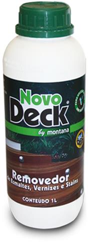 Removedor para Verniz e Stain Novodeck Incolor 1L Montana