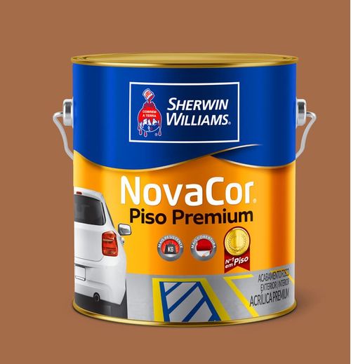 Tinta Premium Acrílica Fosco Novacor Piso Castor 3,6L