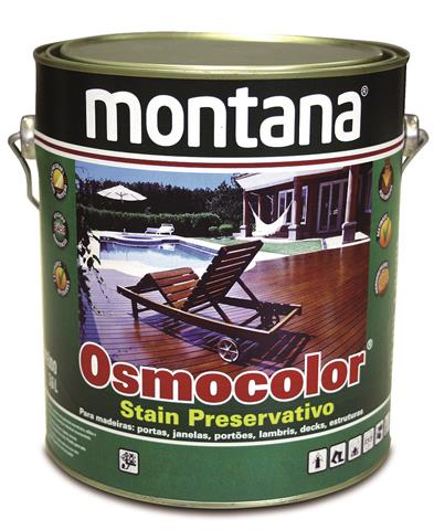 Stain Acetinado Osmocolor Deck Castanho 3,6L Montana