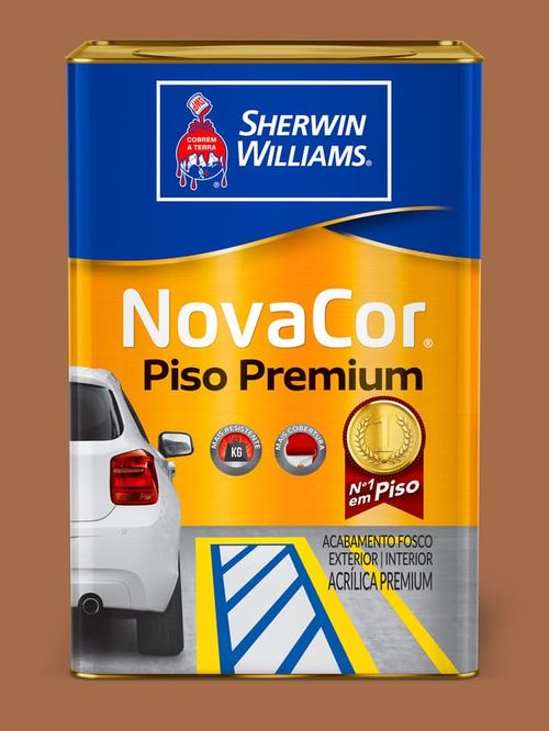 Tinta Premium Acrílica Fosco Novacor Piso Castor 18L