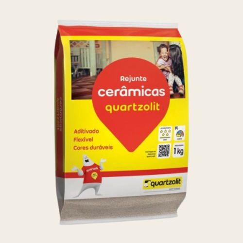 Rejunte Cerâmica Branco 1kg Quartzolit