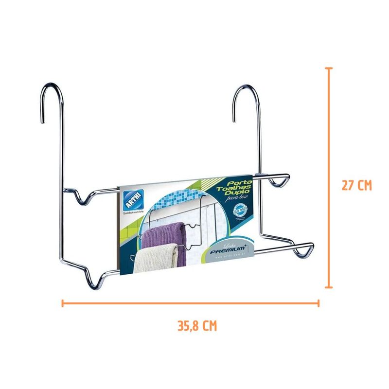 Porta-Toalha-de-Banho-Duplo-Premium-para-Encaixe-Box-Cromado