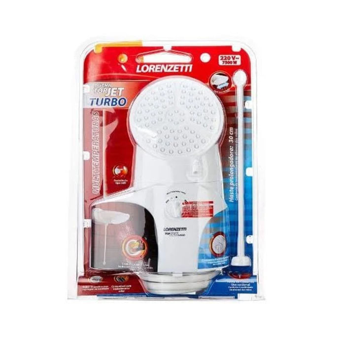 Ducha-Top-Jet-Turbo-Multitemperatura-Branca-220V-6400W-Lorenzetti