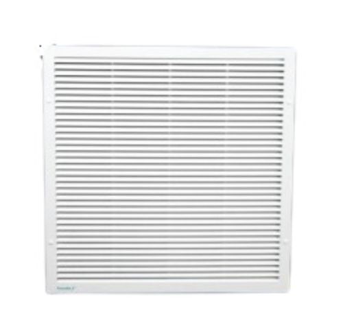 Grade de Ventilação Quadrada Branca 40X40cm com Autotrava sem Tela