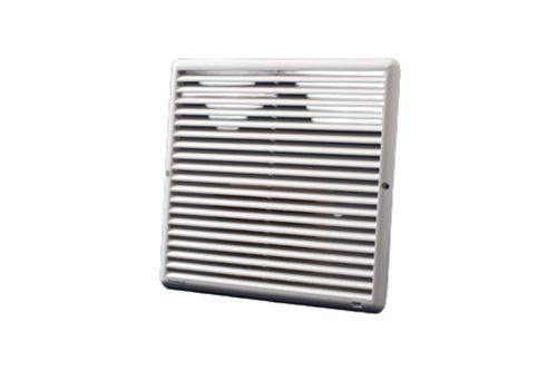 Grade de Ventilação Quadrada Branca 25x25cm com Tela