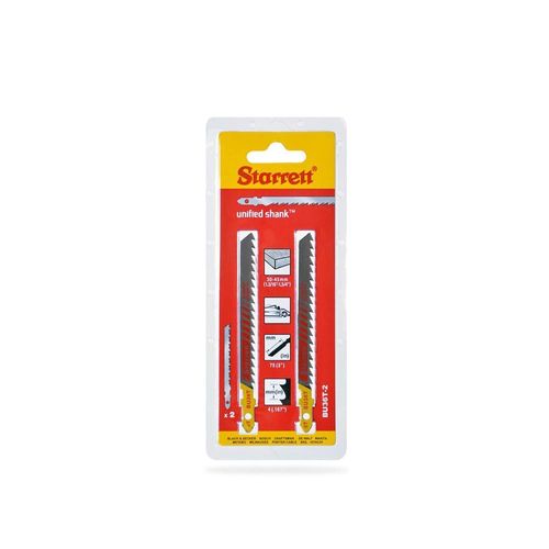 Lâmina de Serra Tico-Tico Bi-Metal 75x7,5mm 6 Dentes R 2pcs Starrett