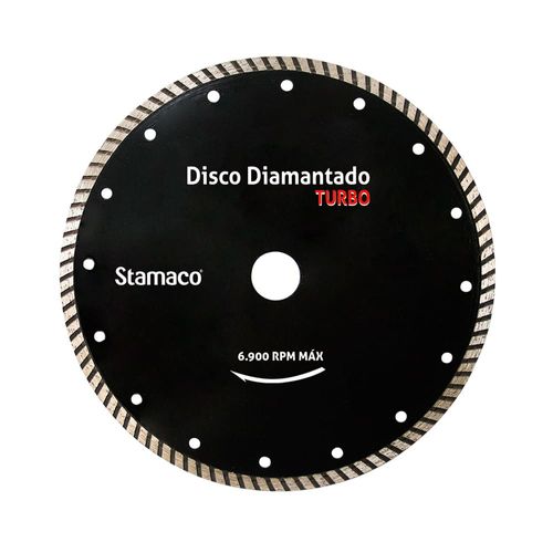 Disco Diamantado Turbo 9" 230 x 25,40mm 4707 Stamaco