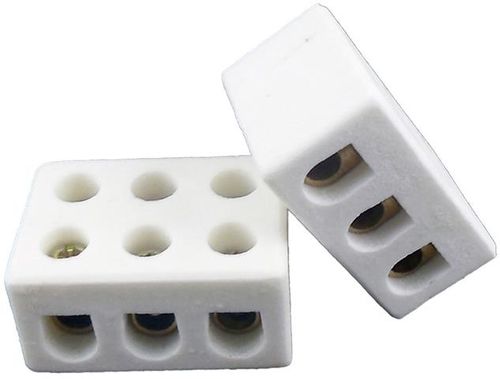 Conector Porcelana 16mm² Grande 3 Pólos Interneed