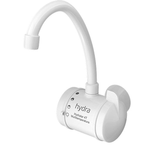 Torneira Elétrica Hydralar de Parede Branca 220V 5500W Hydra Corona