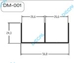 Trilho-Duplo-Superior-3m-Ate-20Kg-Aluminio-Fosco