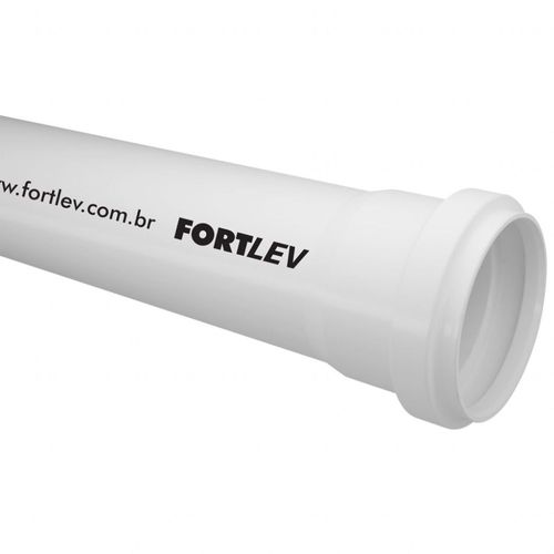 Tubo Esgoto Série Normal PVC DN50 Branco 6m Fortlev