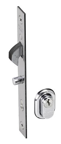 Fechadura Externa Bico de Papagaio Porta de Correr 801 19mm Cromada