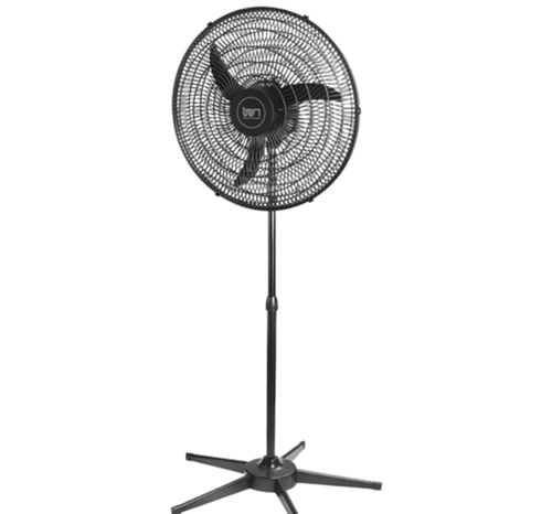 Ventilador de Coluna Preto com 3 Pás 60cm 140W Bivolt