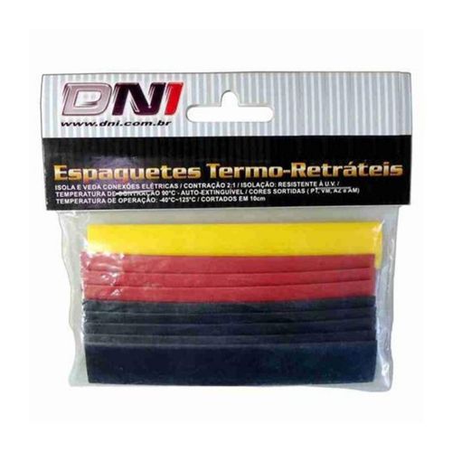 Espaguete Termo-Retrátil 16mm Dni 10 Peças