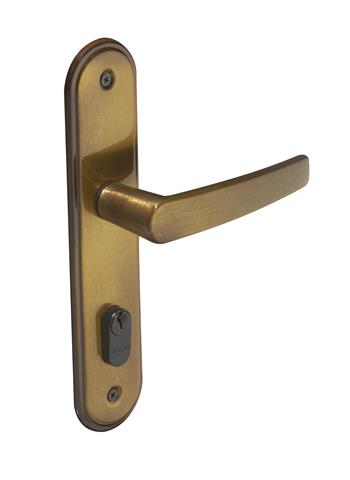 Fechadura Externa Concept Espelho 401 40mm Bronze Oxidado