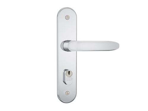 Fechadura Externa Espelho em Aço Inox 804-11 40mm Cromada