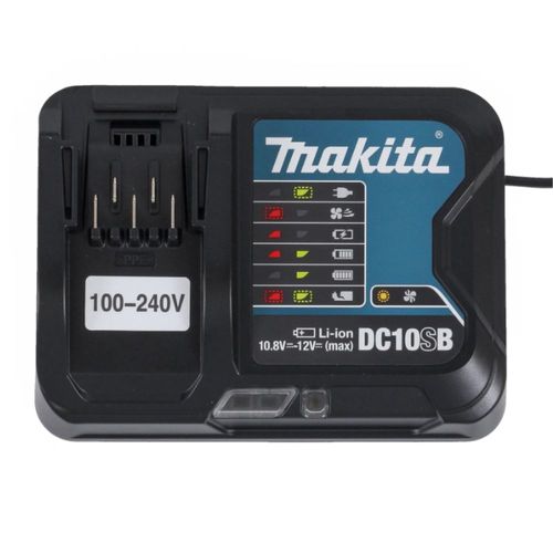 Carregador de Bateria Íons de Lítio 10.8V e 12V DC10SB Bivolt Makita