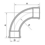 Curva-90-Soldavel-PVC-25mm-Fortlev