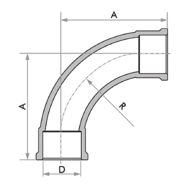 Curva-90-Soldavel-PVC-25mm-Fortlev