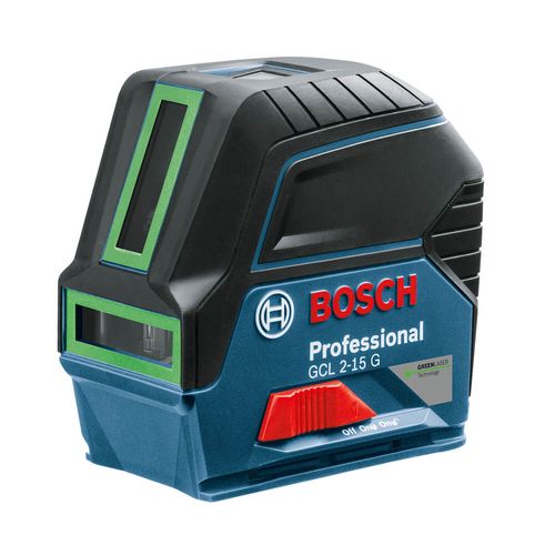 Nível a Laser Verde 15 metros GCL 2-15G c/ Maleta Bosch