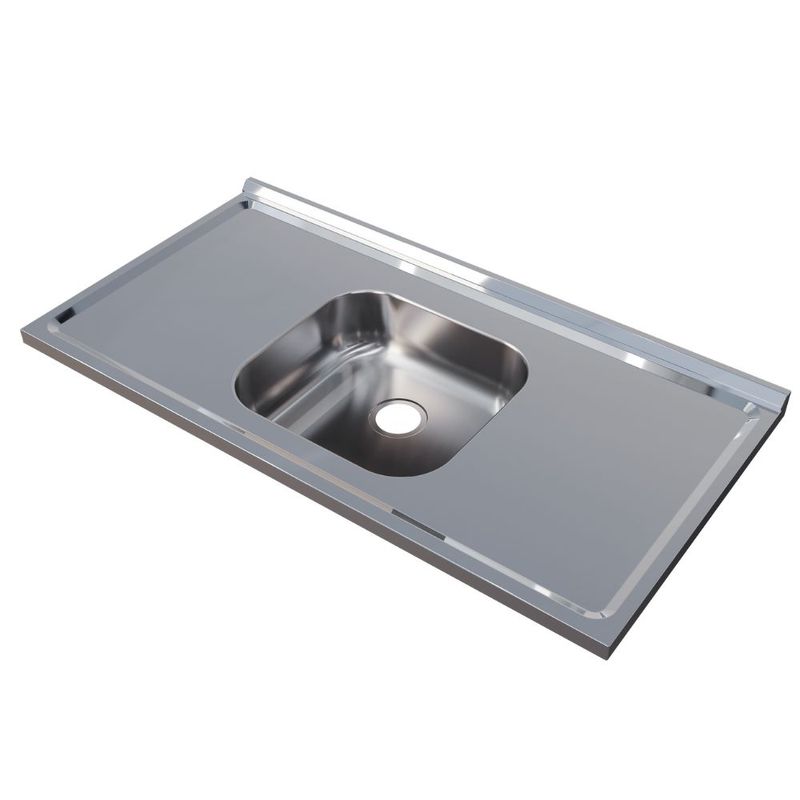 Pia-para-Cozinha-430-Aco-Inox-100x52cm-com-Cuba-Deslocada