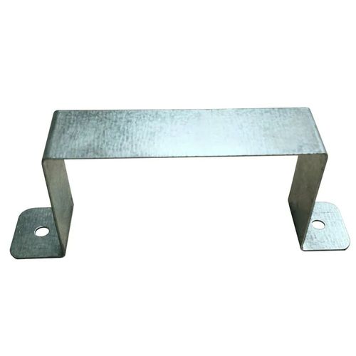 Abraçadeira Condutor Retangular Aço C33 Galvalume 15x3cm Calhaforte