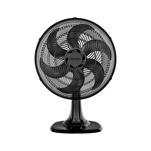 Ventilador de Mesa Turbo 6 Preto com 6 Pás 40cm 80W 127V