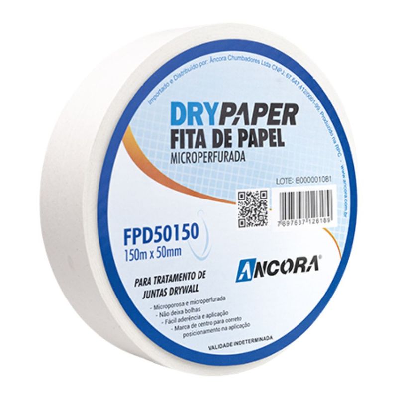 Fita-de-Papel-Microperfurada-para-Juntas-Drywall-50mm-150m-Ancora