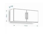 Armario-Aereo-para-Cozinha-Flex-114x40x32cm-MDF-Branco