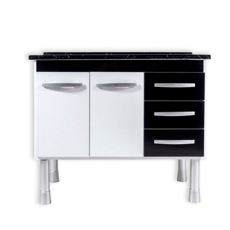 Gabinete-para-Cozinha-Nevada-113x805x50cm-MDP-Branco-Preto