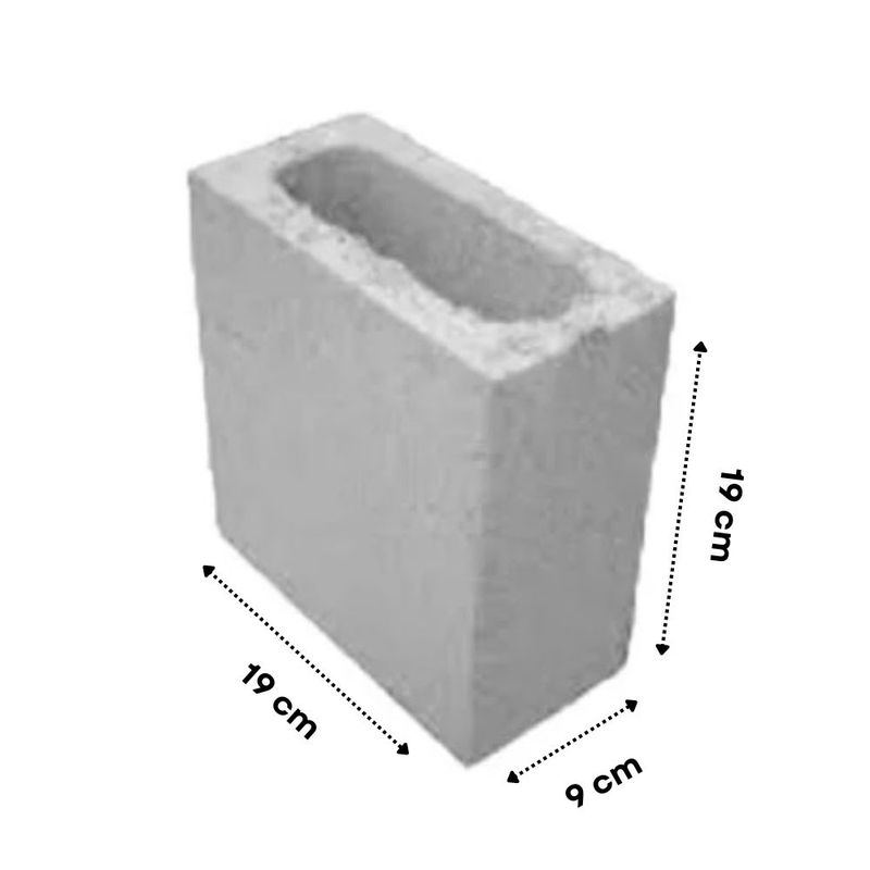 Meio-Bloco-de-Concreto-Vedacao-Classe-C-9x19x19cm-Medeiros-Filho