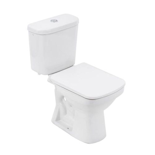 Kit Vaso Sanitário com Caixa Acoplada Lírio 3/6L Branco Fiori