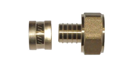 Conector Fêmea Fixo Metálico Pex 25mm x 3/4" Astra