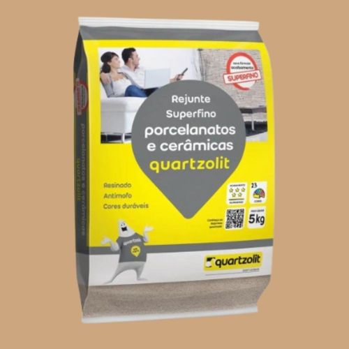 Rejunte Porcelanato Caramelo 5Kg Quartzolit