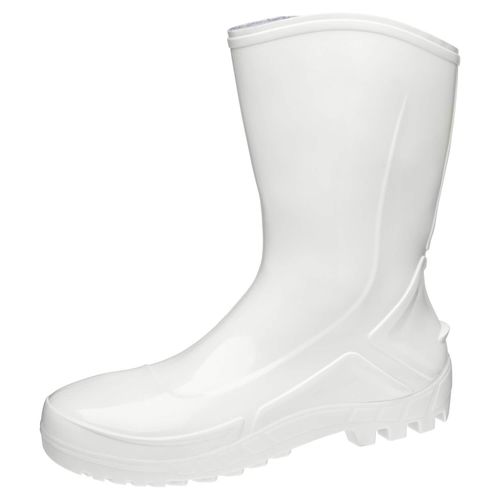 Bota PVC Branca sem Bico Cano Médio Ca42291 N41 Vulcaflex