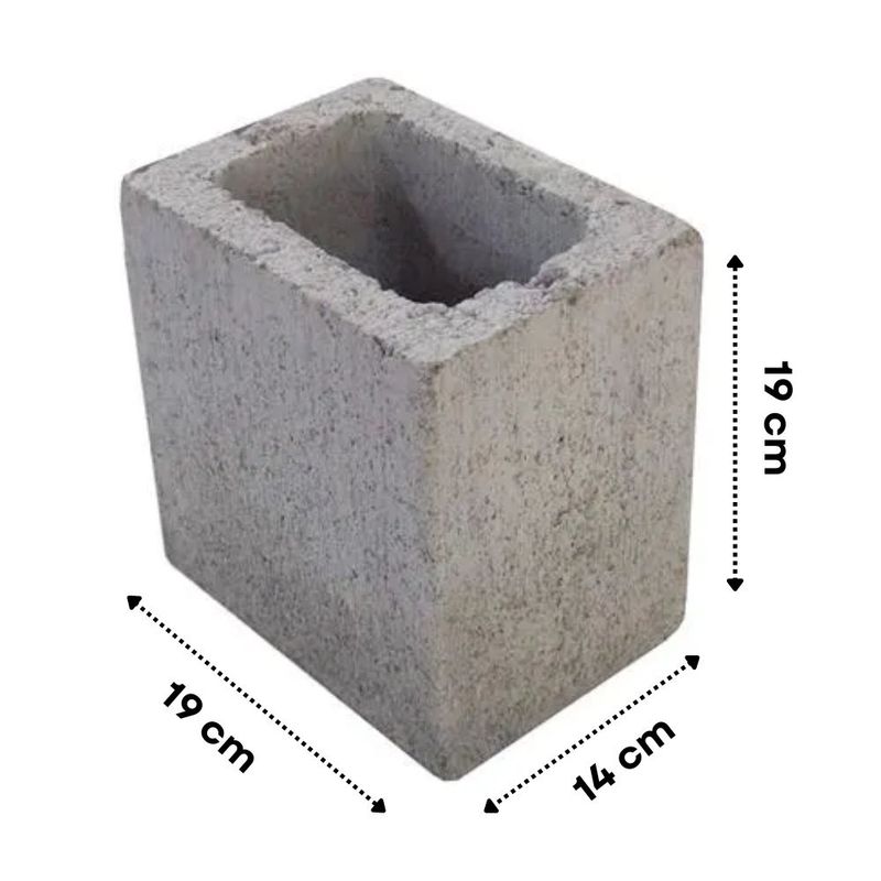 Meio-Bloco-de-Concreto-Vedacao-Classe-C-14x19x19cm-Blocos-Cardoso