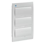 Quadro-PVC-Disjuntor-Embutir-sem-Barramento-para-36-Disjuntores-Branco