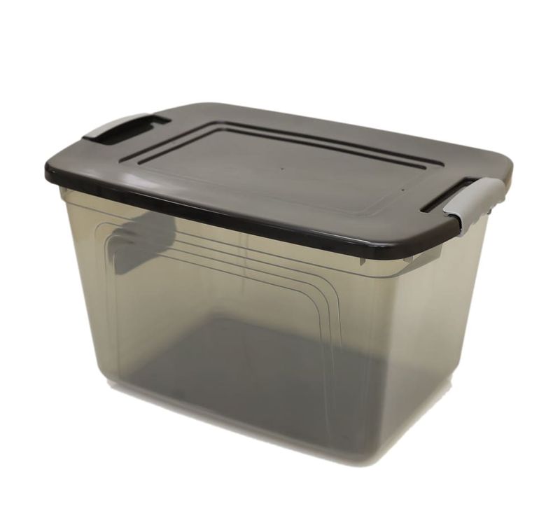 Caixa-Plastica-Organizadora-com-Tampa-OR22-30L-ate-15Kg-Preta