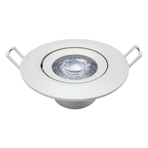 Spot de LED Supimpa Embutir Redondo Branco 5W 400 Lúmens Luz Branca