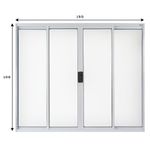 Janela-4-Folhas-Central-Vlis-Aluminio-Branco-sem-Grade-100x150cm