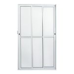 Porta-de-Correr-3-Folhas-Moveis-Vlis-Aluminio-Branco-210x150cm