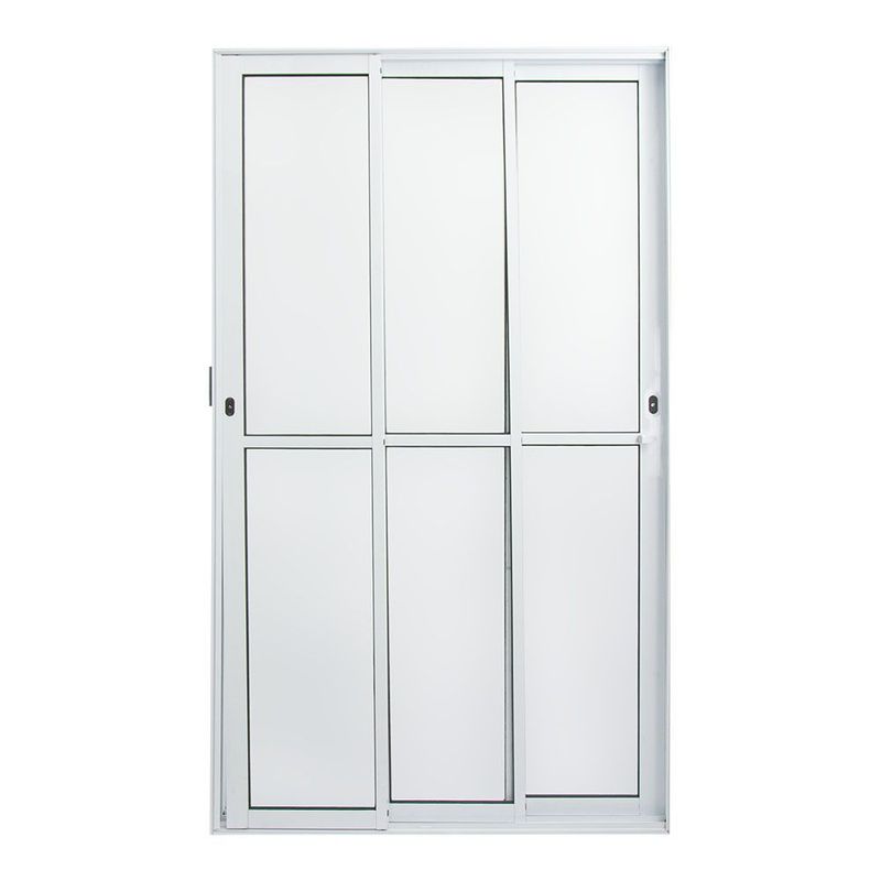 Porta-de-Correr-3-Folhas-Moveis-Vlis-Aluminio-Branco-210x150cm