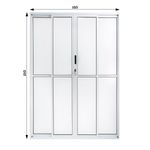 Porta-de-Correr-4-Folhas-Central-Vlis-Aluminio-Branco-210x150cm